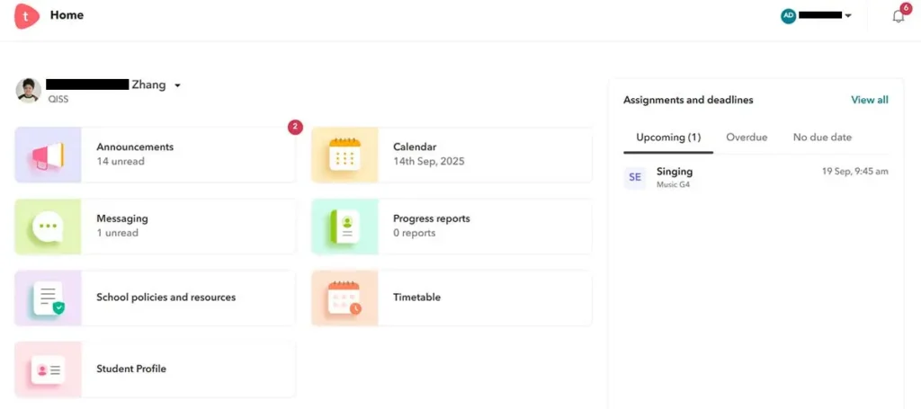 Toddleapp dashboard QISS