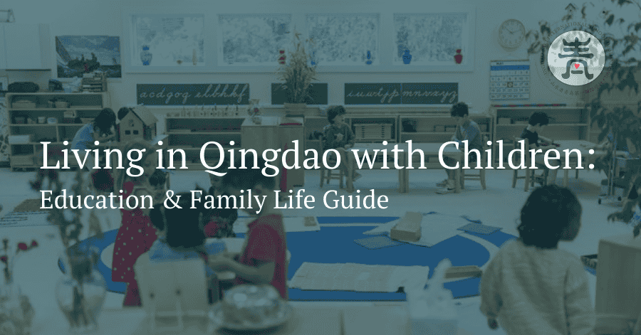 Living in Qingdao with Children: Education & Family Life Guide 5 Children learning in a classroom in Qingdao, representing family life, education options, and daily routines for families living in Qingdao with children