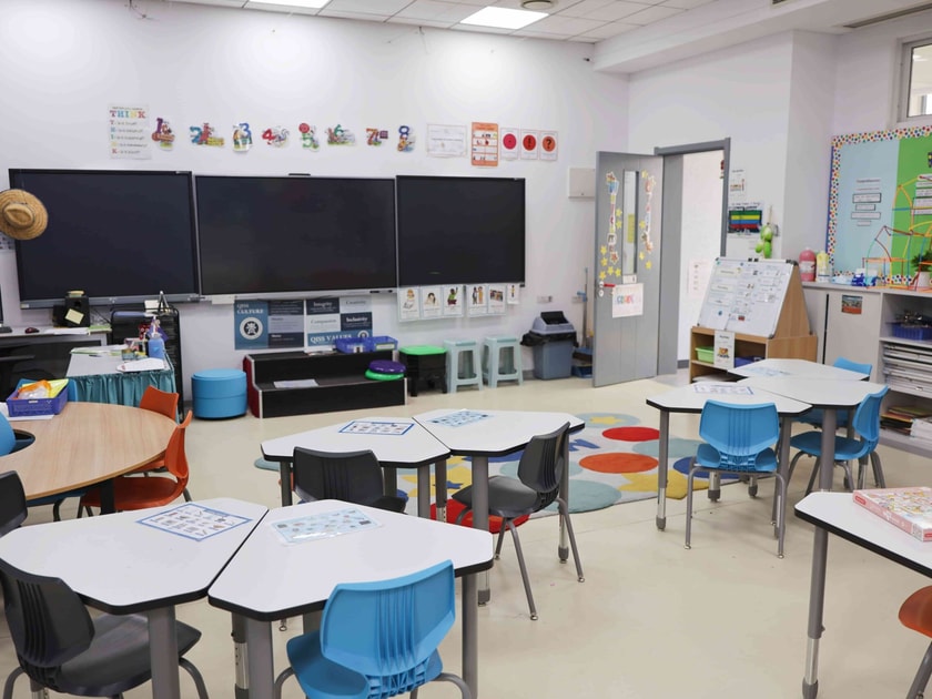Child Safeguarding in Schools: A Parent's Guide 2 Bright, organised early childhood classroom at QISS showing a safe and structured learning environment for young students